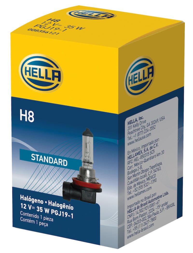 Hella - Hella Bulb H8 12V 35W PGJ19 - 1 T4 - Demon Performance