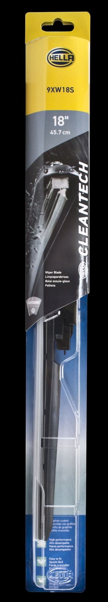 Hella - Hella Clean Tech Wiper Blade 18in - Single - Demon Performance