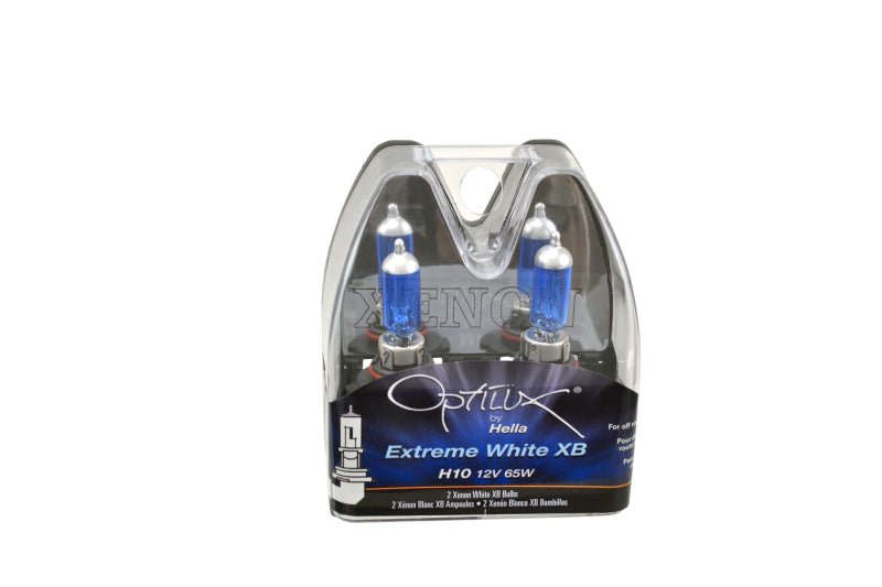 Hella - Hella H10 12V 65W Xen White Bulb (Pair) - Demon Performance