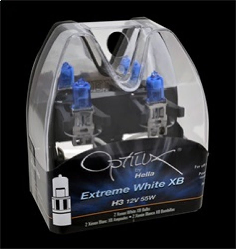 Hella - Hella H3 12V 55W Xen White XB Bulb (Pair) - Demon Performance