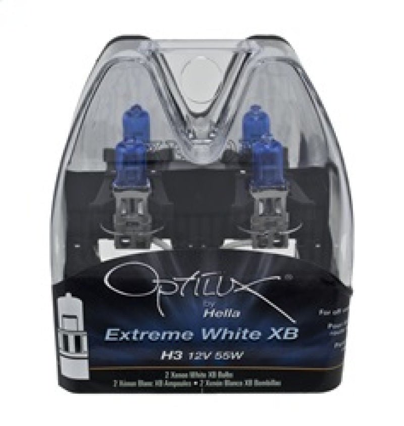 Hella - Hella H3 12V 55W Xen White XB Bulb (Pair) - Demon Performance