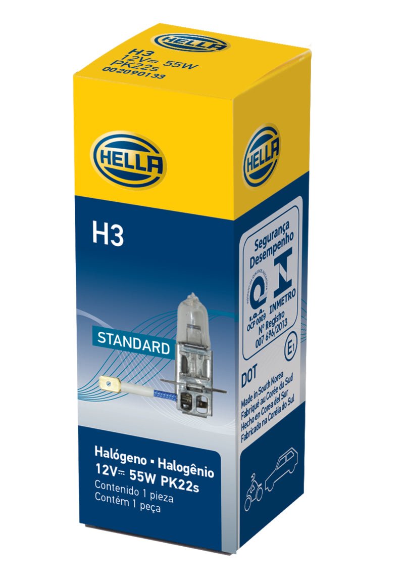 Hella - Hella H3 Halogen Bulb *Must Order Qty 10* - Demon Performance