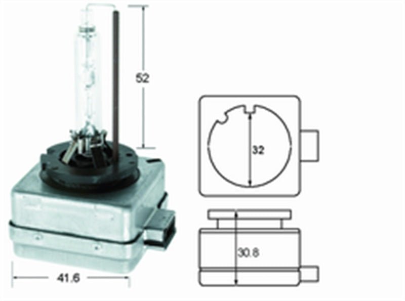 Hella - Hella HID Capsule D1S 12V 35W Bulb - Demon Performance