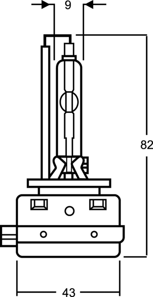 Hella - Hella HID Capsule D1S 12V 35W Bulb - Demon Performance
