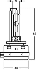 Hella - Hella HID Capsule D1S 12V 35W Bulb - Demon Performance