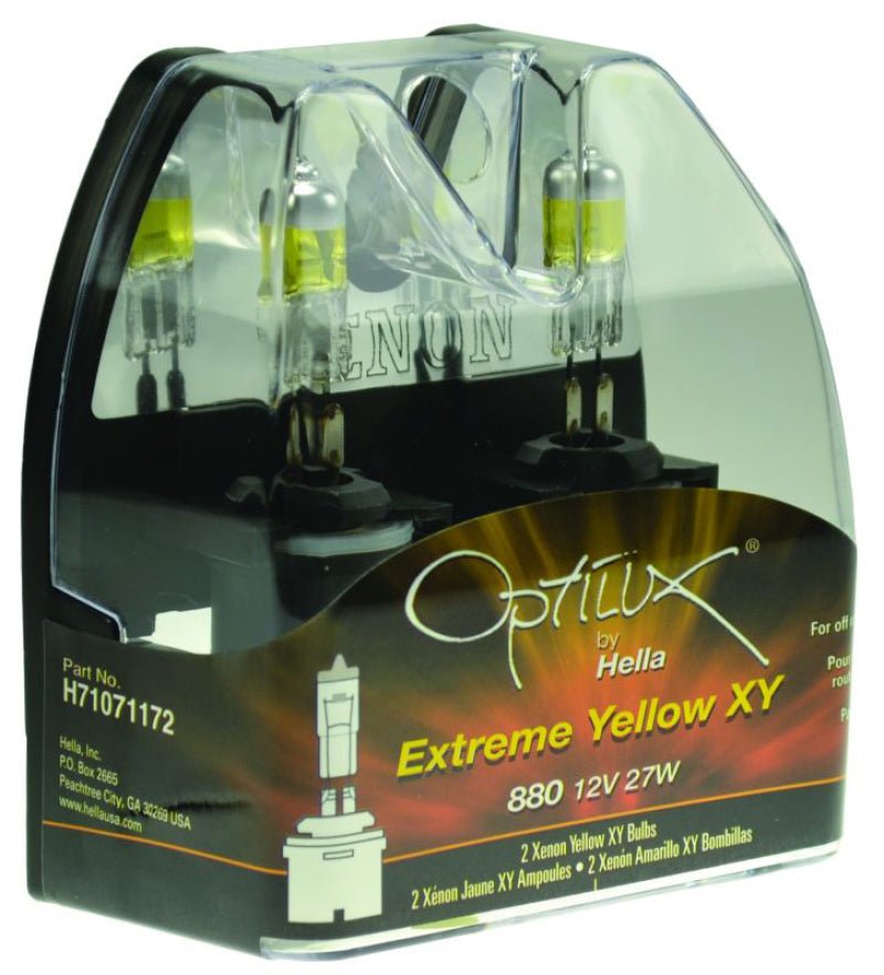 Hella - Hella Optilux 880 12V Xenon Yellow XY Bulb - Demon Performance