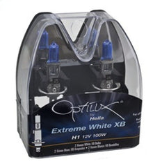 Hella - Hella Optilux H1 100W XB Extreme White Bulbs (Pair) - Demon Performance