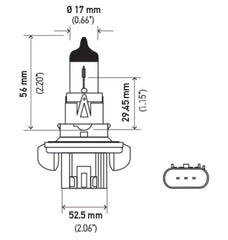 Hella - Hella Optilux H13/9008 12V 60/55W XB Xenon White Bulbs (Pair) - Demon Performance