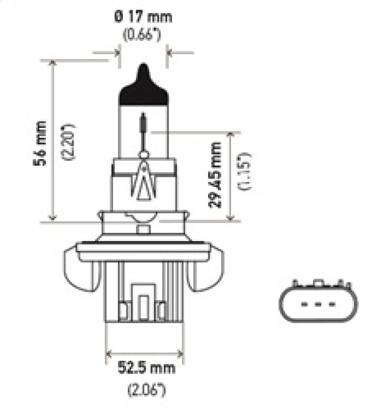 Hella - Hella Optilux H13/9008 12V 60/55W XB Xenon White Bulbs (Pair) - Demon Performance