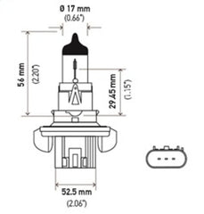 Hella - Hella Optilux H13/9008 12V 60/55W XB Xenon White Bulbs (Pair) - Demon Performance