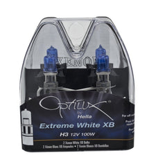 Hella - Hella Optilux H3 12V / 100W Xenon White XB Light Bulb - Demon Performance