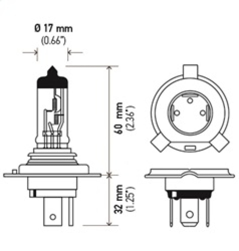 Hella - Hella Optilux H4 100/80W Xenon White XB Kit (Pair) - Demon Performance