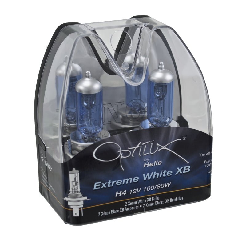 Hella - Hella Optilux H4 100/80W Xenon White XB Kit (Pair) - Demon Performance