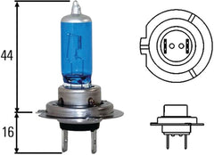 Hella - Hella Optilux H7 100W XB Extreme Blue Bulbs (Pair) - Demon Performance
