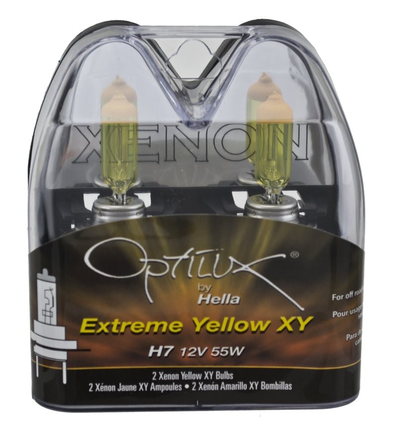 Hella - Hella Optilux H7 12V/55W XY Xenon Yellow Bulb - Demon Performance