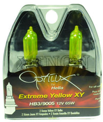Hella - Hella Optilux HB3 9005 12V/65W XY Xenon Yellow Bulb - Demon Performance
