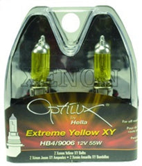 Hella - Hella Optilux HB4 9006 12V/55W XY Xenon Yellow Bulb - Demon Performance