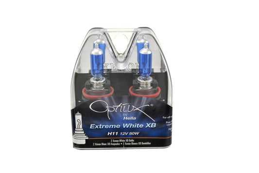 Hella - Hella Optilux XB Extreme Type H11 12V 80W Blue Bulbs - Pair - Demon Performance