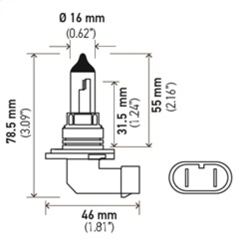 Hella - Hella Optilux XB White Halogen Bulbs HB4 12V 80W (2 pack) - Demon Performance