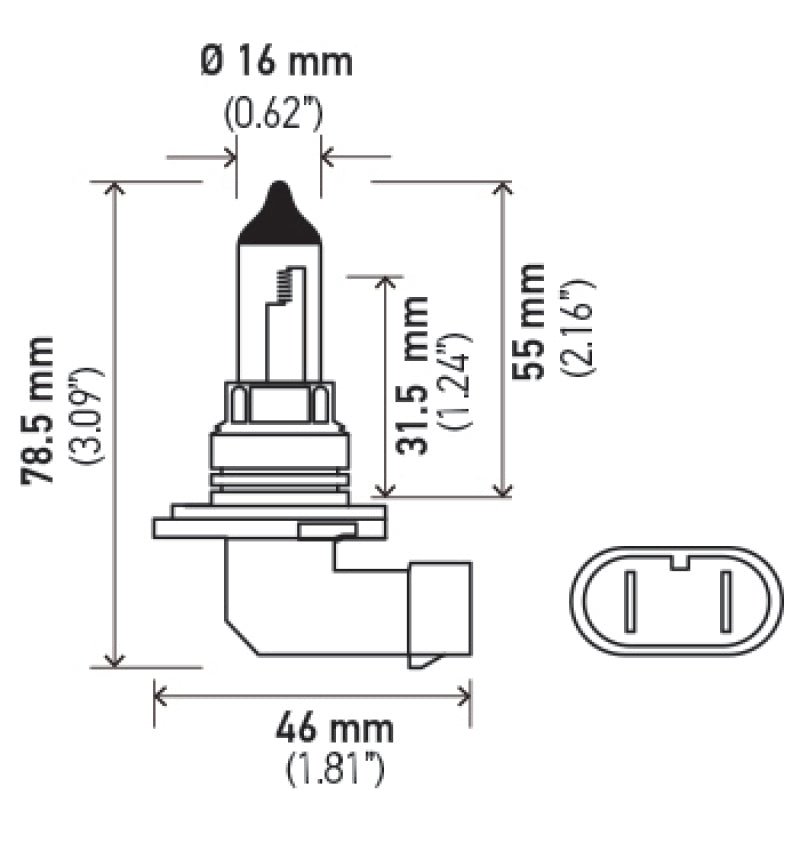 Hella - Hella Optilux XB White Halogen Bulbs HB4 12V 80W (2 pack) - Demon Performance