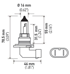 Hella - Hella Optilux XB White Halogen Bulbs HB4 12V 80W (2 pack) - Demon Performance