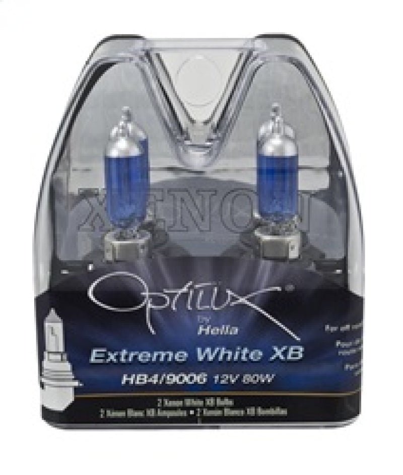 Hella - Hella Optilux XB White Halogen Bulbs HB4 12V 80W (2 pack) - Demon Performance
