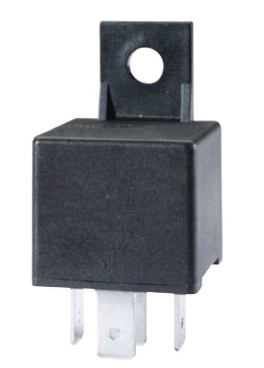 Hella - Hella Relay 12V 20/40A Spdt Res Bkt - Demon Performance