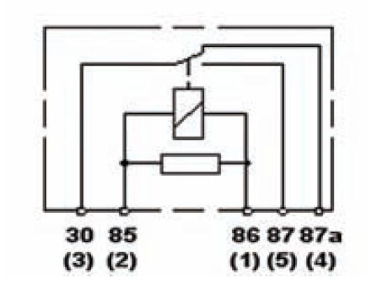 Hella - Hella Relay 12V 20/40A Spdt Res Bkt - Demon Performance