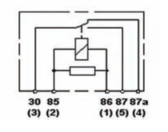 Hella - Hella Relay 12V 20/40A Spdt Res Bkt - Demon Performance
