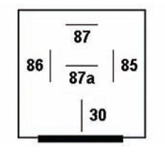 Hella - Hella Relay 12V 20/40A Spdt Res Bkt - Demon Performance