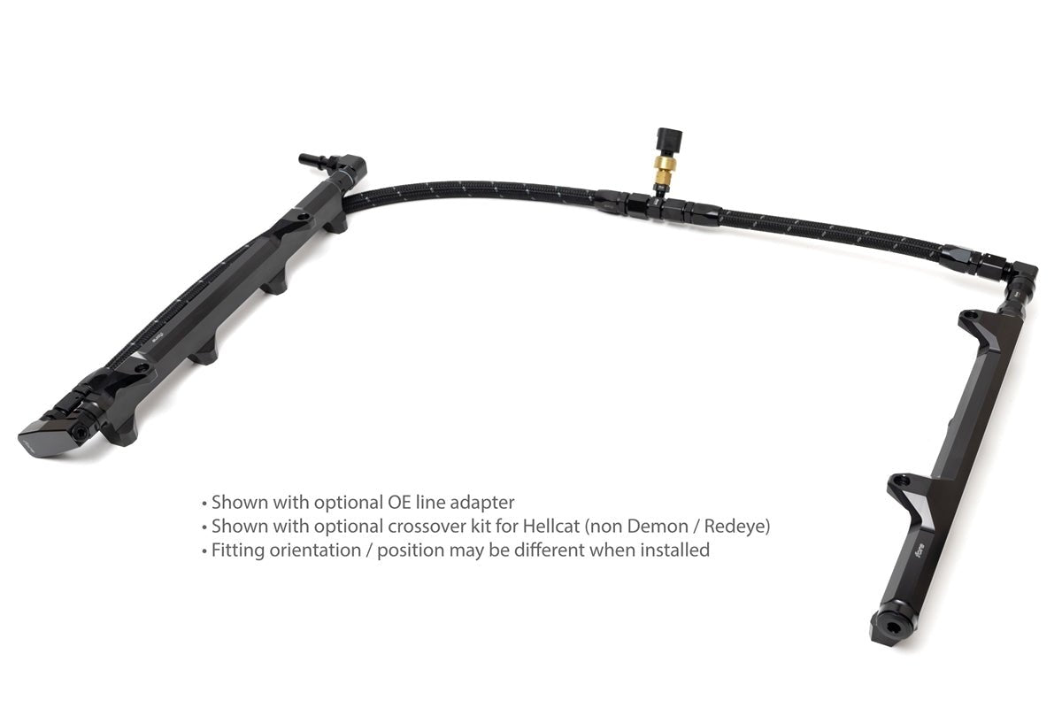 Fore Innovations - Hellcat Fuel Rail Crossover and OE Line Adapter Kit - Demon Performance