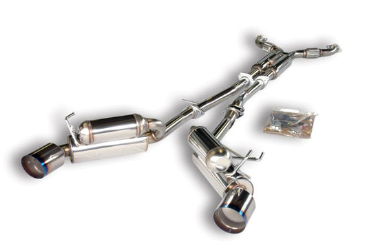HKS - HKS 03-06 350z Dual Hi-Power Titanium Tip Catback Exhaust - Demon Performance