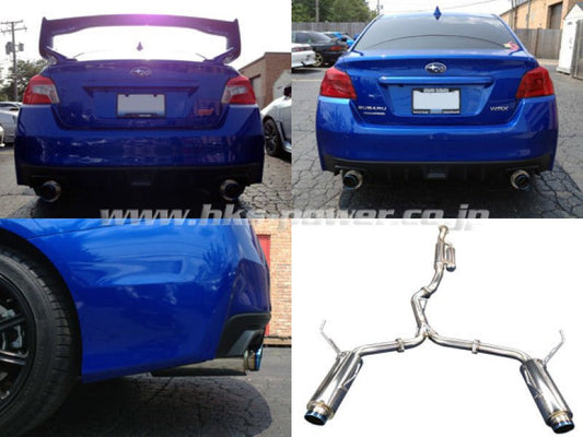HKS - HKS Hi-Power Muffler WRX STI/WRX 2015 US - Demon Performance