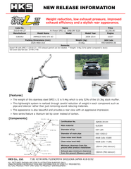 HKS - HKS Hi-Power SPEC-L2 GRB/GRF EJ20 - Demon Performance