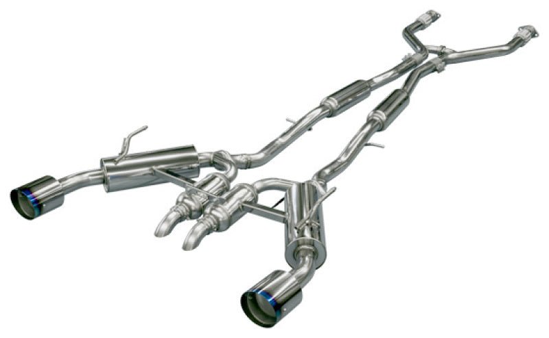 HKS - HKS Infiniti Q50 Hybrid VQ37 Dual Hi - Power Titanium Tip Catback Exhaust - Demon Performance