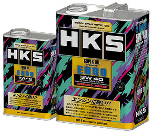 HKS - HKS SUPER OIL Euro 5W40 4L (MOQ 4) - Demon Performance