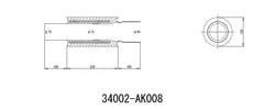 HKS - HKS UNIVERSAL EX H/M SUS 130 - 75 (MOQ: 8pcs) - Demon Performance