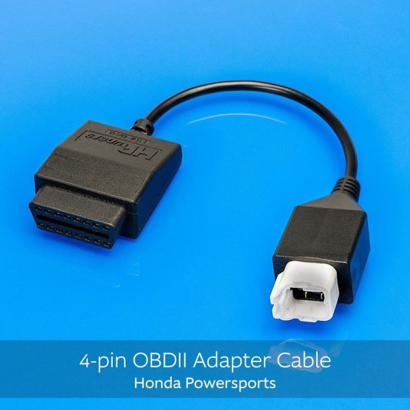 HP Tuners - HPT OBDII Adapter Cable - Honda Powersports - 4 Pin - Demon Performance