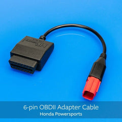 HP Tuners - HPT OBDII Adapter Cable - Honda Powersports - 6 Pin - Demon Performance