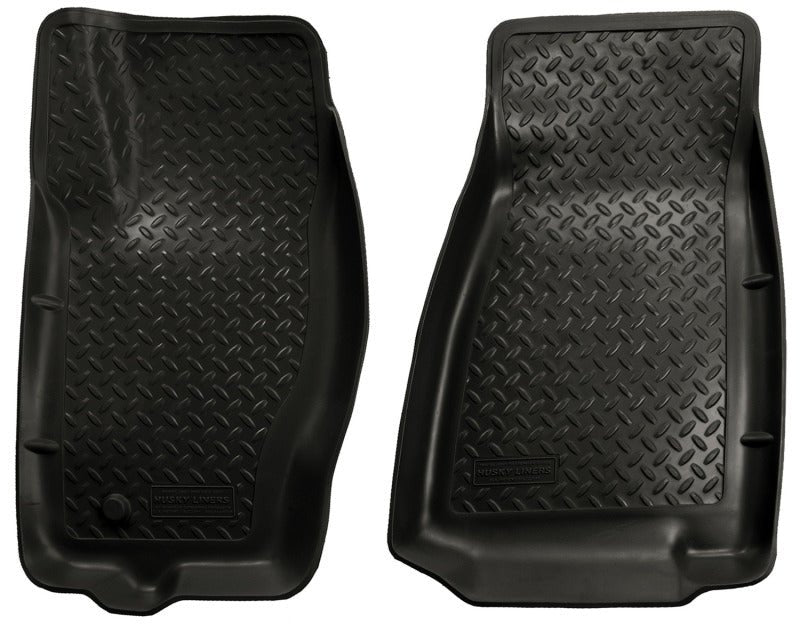 Husky Liners - Husky Liners 05 - 10 Jeep Grand Cherokee/Commander Classic Style Black Floor Liners - Demon Performance