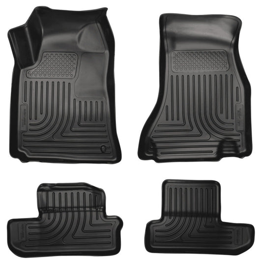 Husky Liners - Husky Liners 08 - 12 Dodge Challenger WeatherBeater Combo Black Floor Liners - Demon Performance