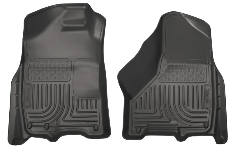 Husky Liners - Husky Liners 09 - 10 Dodge Ram 1500/2500/3500 WeatherBeater Front Row Black Floor Liners - Demon Performance