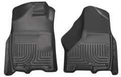 Husky Liners - Husky Liners 09 - 10 Dodge Ram 1500/2500/3500 WeatherBeater Front Row Black Floor Liners - Demon Performance