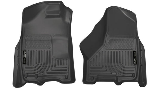 Husky Liners - Husky Liners 09 - 10 Dodge Ram 1500/2500/3500 WeatherBeater Front Row Black Floor Liners - Demon Performance