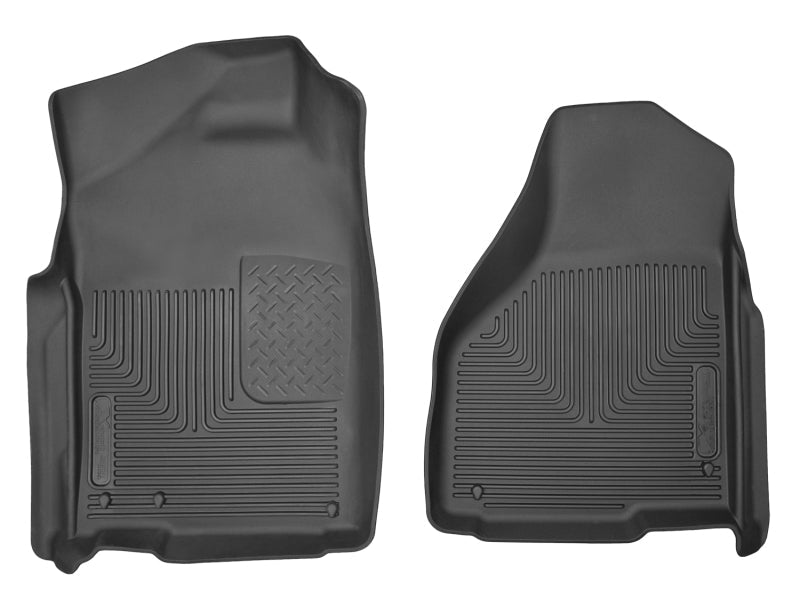 Husky Liners - Husky Liners 09 - 14 Dodge Ram/Ram Quad Cab X - Act Contour Black Front Floor Liners - Demon Performance