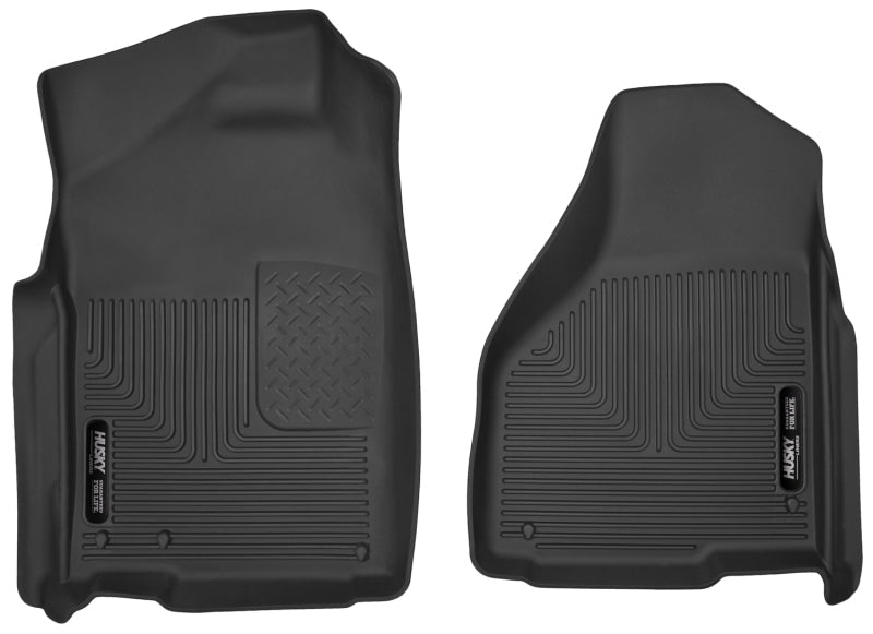 Husky Liners - Husky Liners 09 - 14 Dodge Ram/Ram Quad Cab X - Act Contour Black Front Floor Liners - Demon Performance