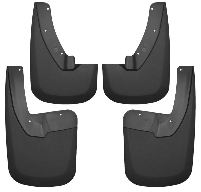 Husky Liners - Husky Liners 09 - 17 Dodge Ram 1500/2500 Both w/ OE Fender Flares Front and Rear Mud Guards - Black - Demon Performance