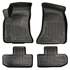 Husky Liners - Husky Liners 11 - 12 Dodge Challenger WeatherBeater Combo Black Floor Liners - Demon Performance