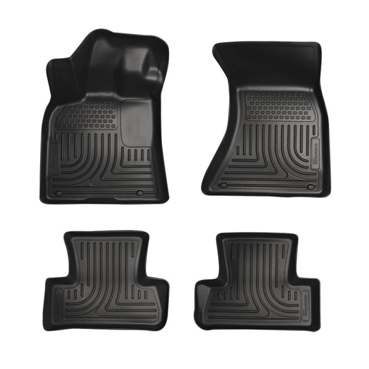 Husky Liners - Husky Liners 11 - 12 Dodge Charger/Chrysler 300 (AWD Only) WeatherBeater Combo Black Floor Liners - Demon Performance