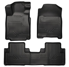Husky Liners - Husky Liners 11 - 12 Dodge Charger/Chrysler 300 (AWD Only) WeatherBeater Combo Black Floor Liners - Demon Performance